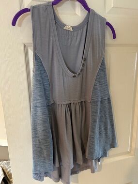 GUC POL Blue Tank Top Size Large